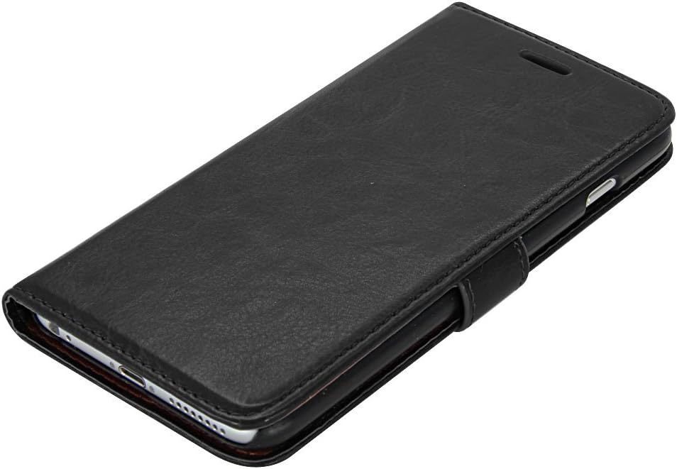 iPhone 6 Plus Case, LK [Stand Feature] iPhone 6 Plus Wallet Case, PU Leather Case Flip Cover + Screen Protector & Stylus for iPhone 6 Plus (Black)