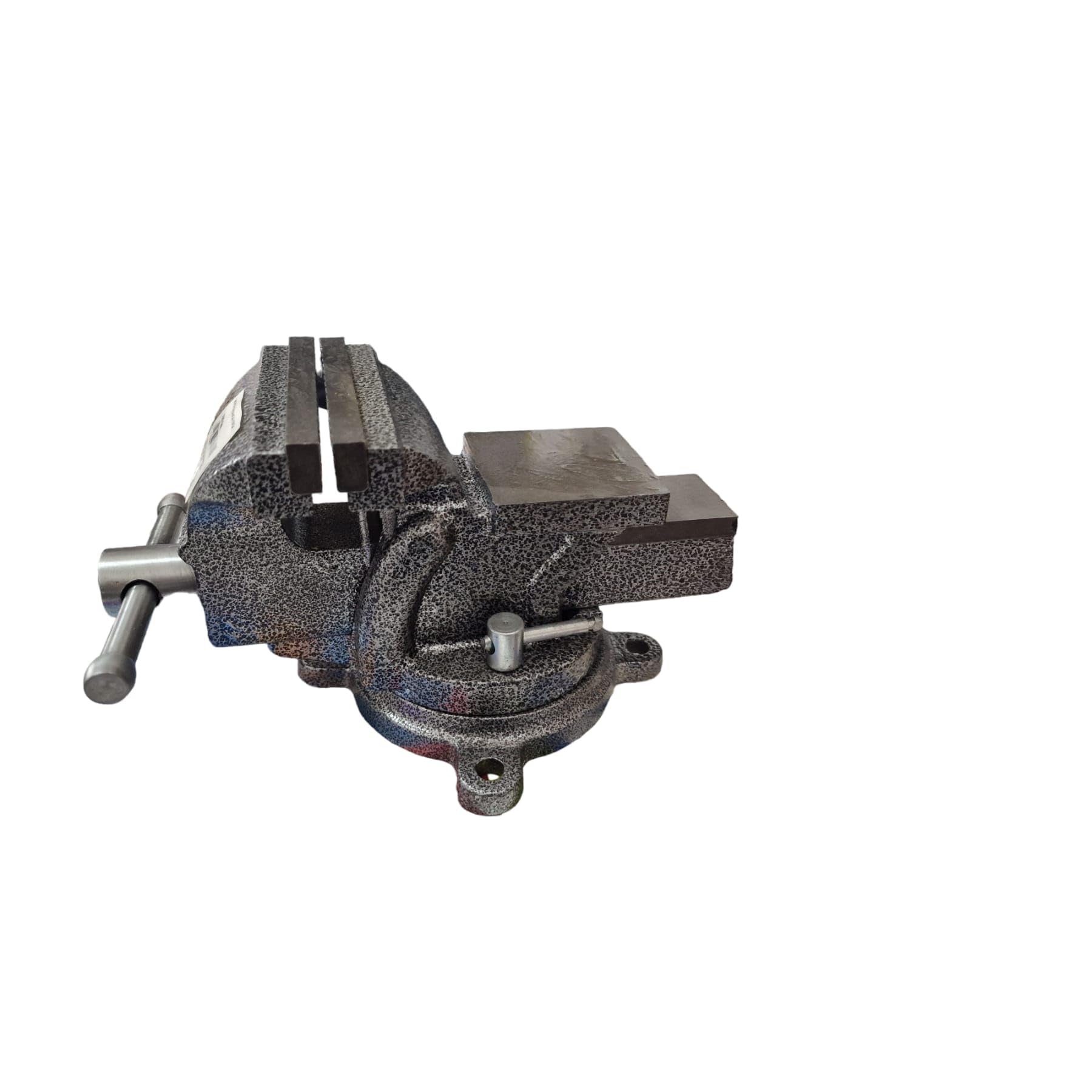 MORSA DA BANCO BASE GIREVOLE 150 mm INCUDINE PROFESSIONALE IN GHISA E ACCIAIO