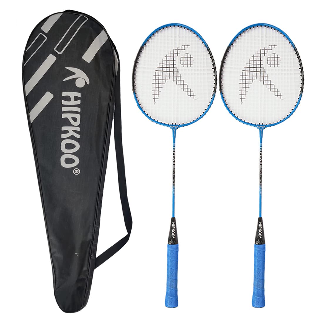 Hipkoo Sports Excellent Strung Wide Body Aluminum Badminton Racket with Cover, Ideal for Beginner, Flexible, Lightweight & Sturdy (Blue, Set of 2) (B07CM4YZX4) Amazon Price History, Amazon Price Tracker