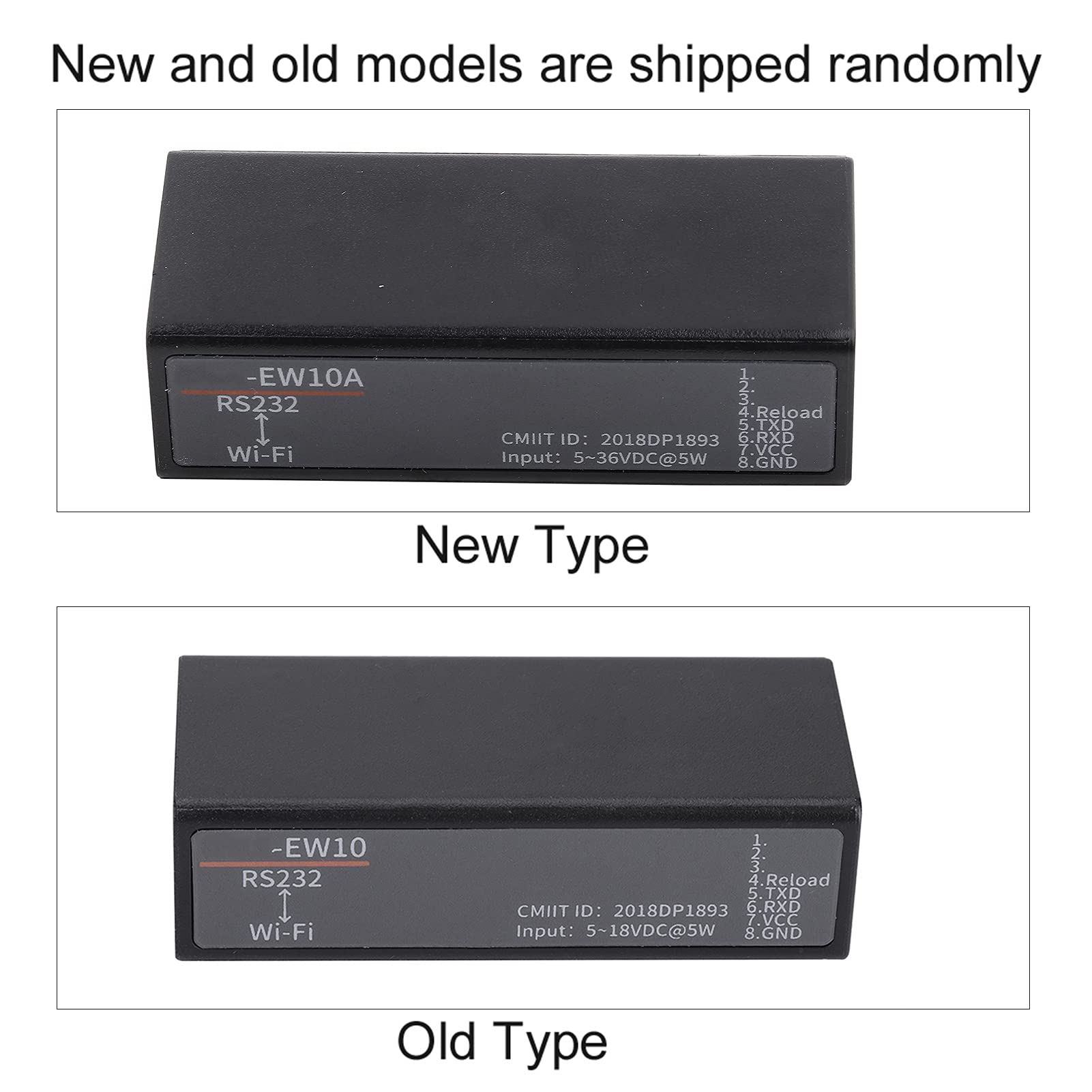 CCYLEZ Servidor en Serie Wifi, Elfin-EW10 a Módulo de Comunicación Inalámbrico Ethernet RS232 de Wifi, Dispositivos de Red Soporte Modbus IP, UDP, DHCP, DNS, HTTP
