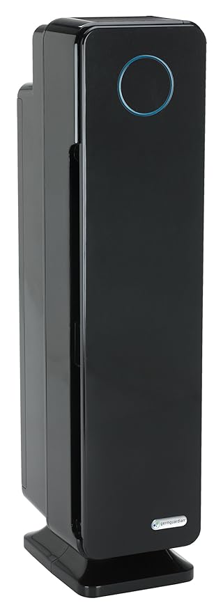 GermGuardian AC5350B Elite 4-in-1 Air Purifier with True HEPA Filter, UV-C Sanitizer, Captures Allergens, Smoke, Odors, Mold, Dust, Germs, Pets, Smokers, 28-Inch Germ Guardian Air Purifier