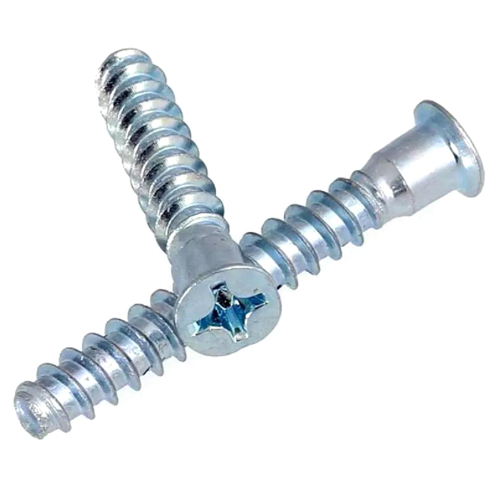 Śruby, Wkręty samogwintujące, Wkręty samogwintujące do drewna M7 Phillips z łbem stożkowym płaskim ocynkowane, 5 szt.(M7x48mm)