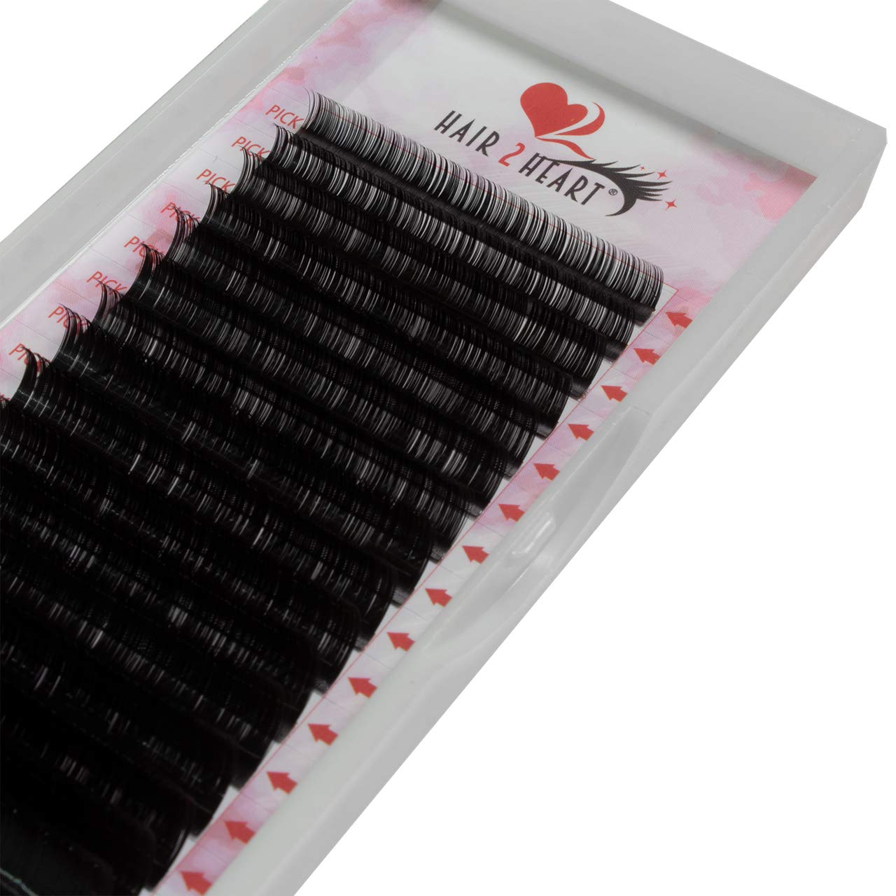 Volume Lashes Mink Eyelash Extensions C-Curl Thickness 0.07 12 mm, Stärke 0.07