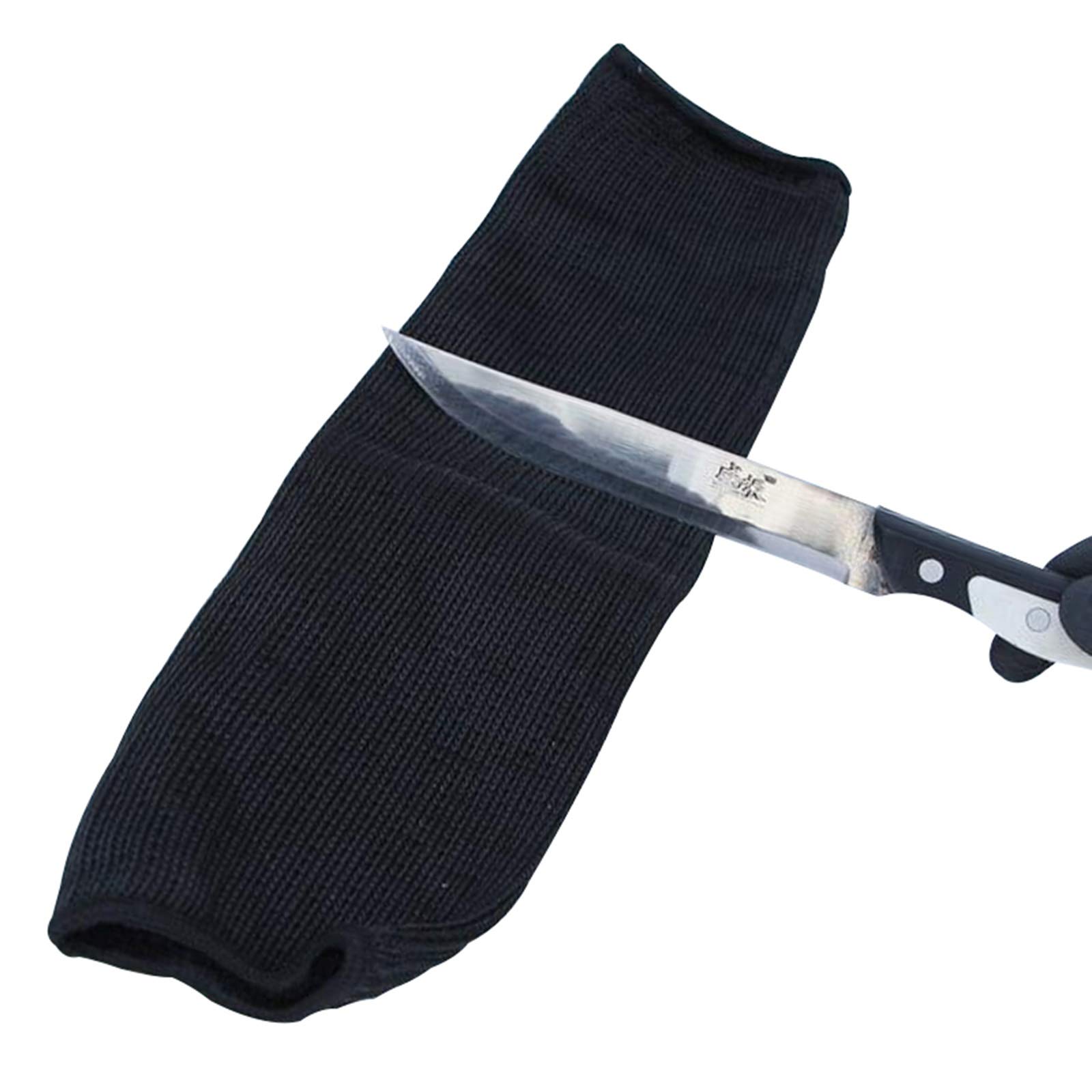 Steel Wire Gloves Anti-cutting Arm Protective Cover, Grade 5 Protection Stainless Steel Microwire Material, Comfortable And Breathable, 2 Pack