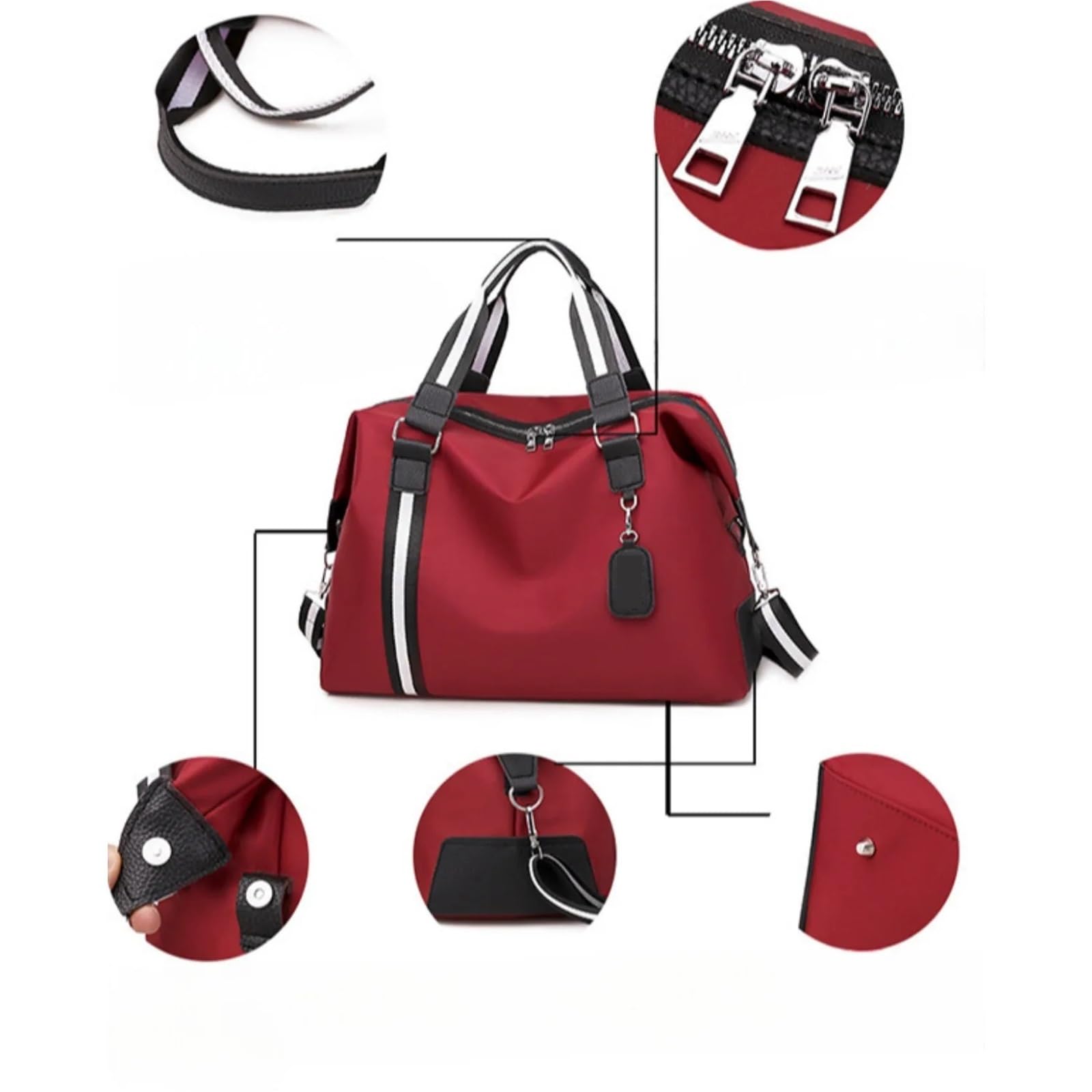 Borsa per tappetini yoga Borsa da viaggio multifunzionale, borsa donna di grande capacità, sportiva e fitness