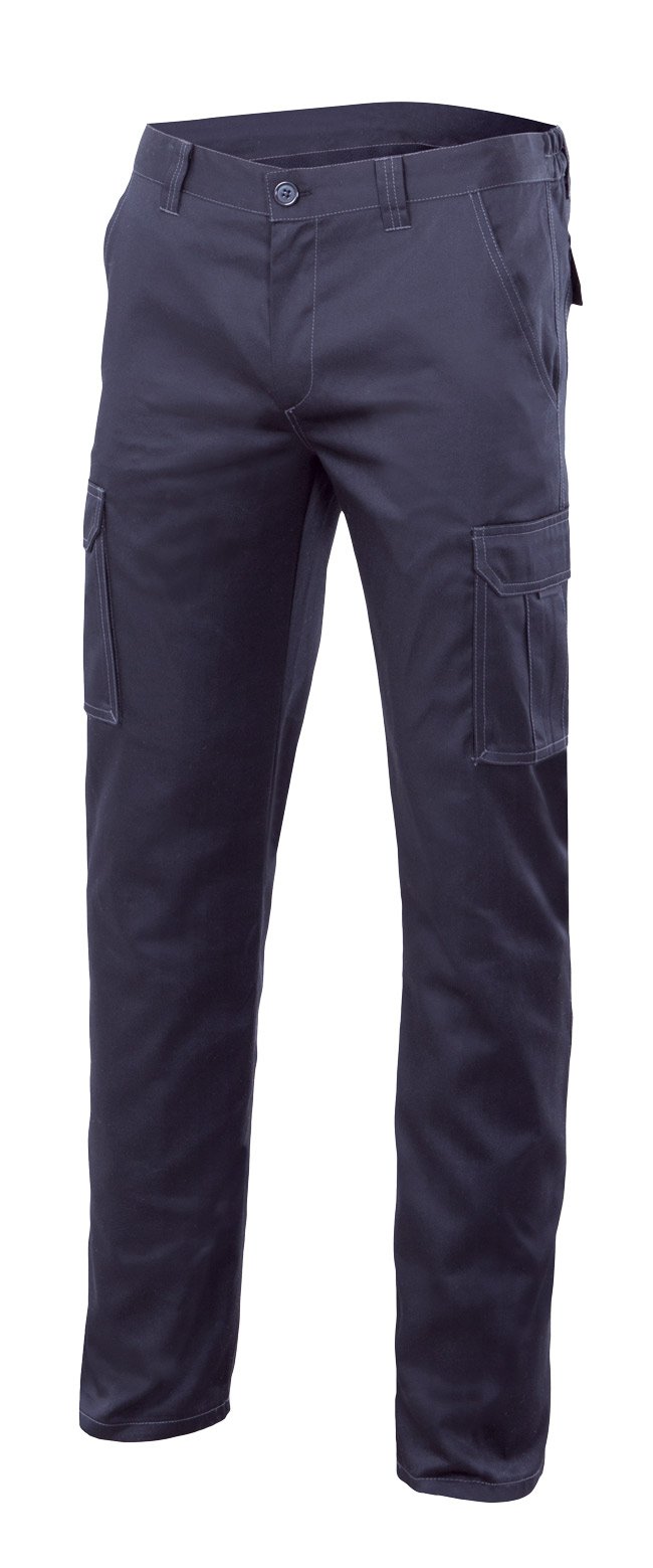 VELILLA Velilla 103002S/C1/T40 Pantalón multibolsillos, Azul marino, 40