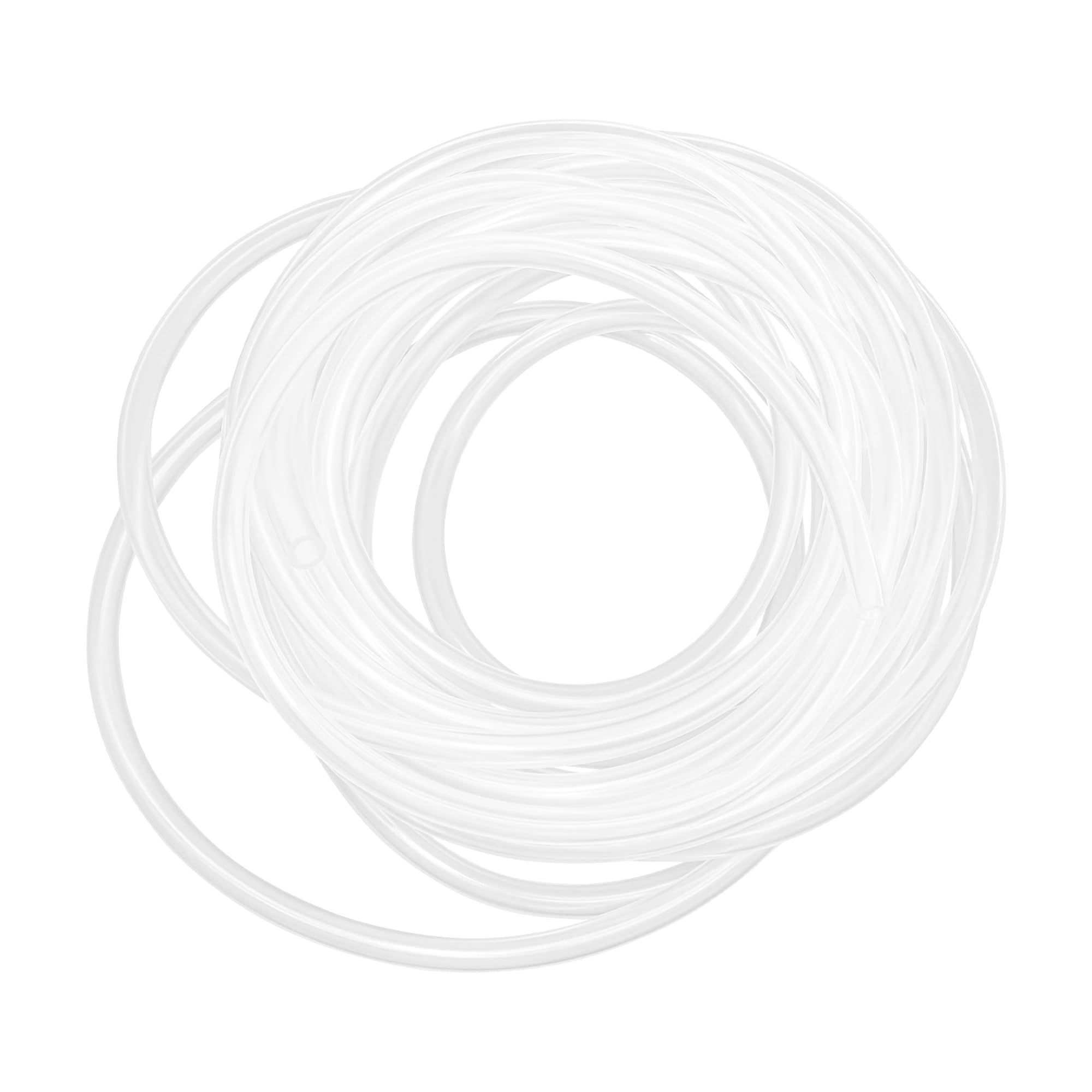 LAVMHAB PVC Tube 8mm ID x 11mm OD 5m(16.4ft) Clear Vinyl Hose PVC Tubing, Lightweight and Flexible Plastic Tubing Water Air Pipe