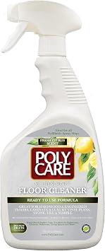 Multi-Surface Floor Cleaner Spray, Fresh Citrus Scent, 32 oz - Ready to Use Formula for Hardwood, Laminate, Vinyl, Tile, Stone & Marble
