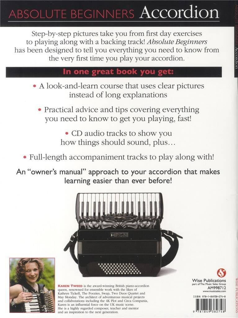 Absolute Beginners Accordion Bk/Cd