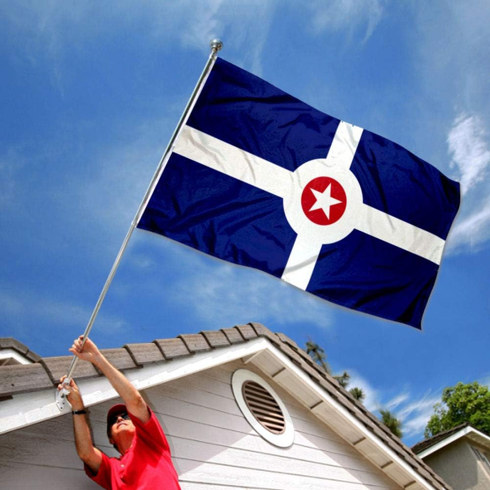 City of Indianapolis Flag 3x5 Foot Banner