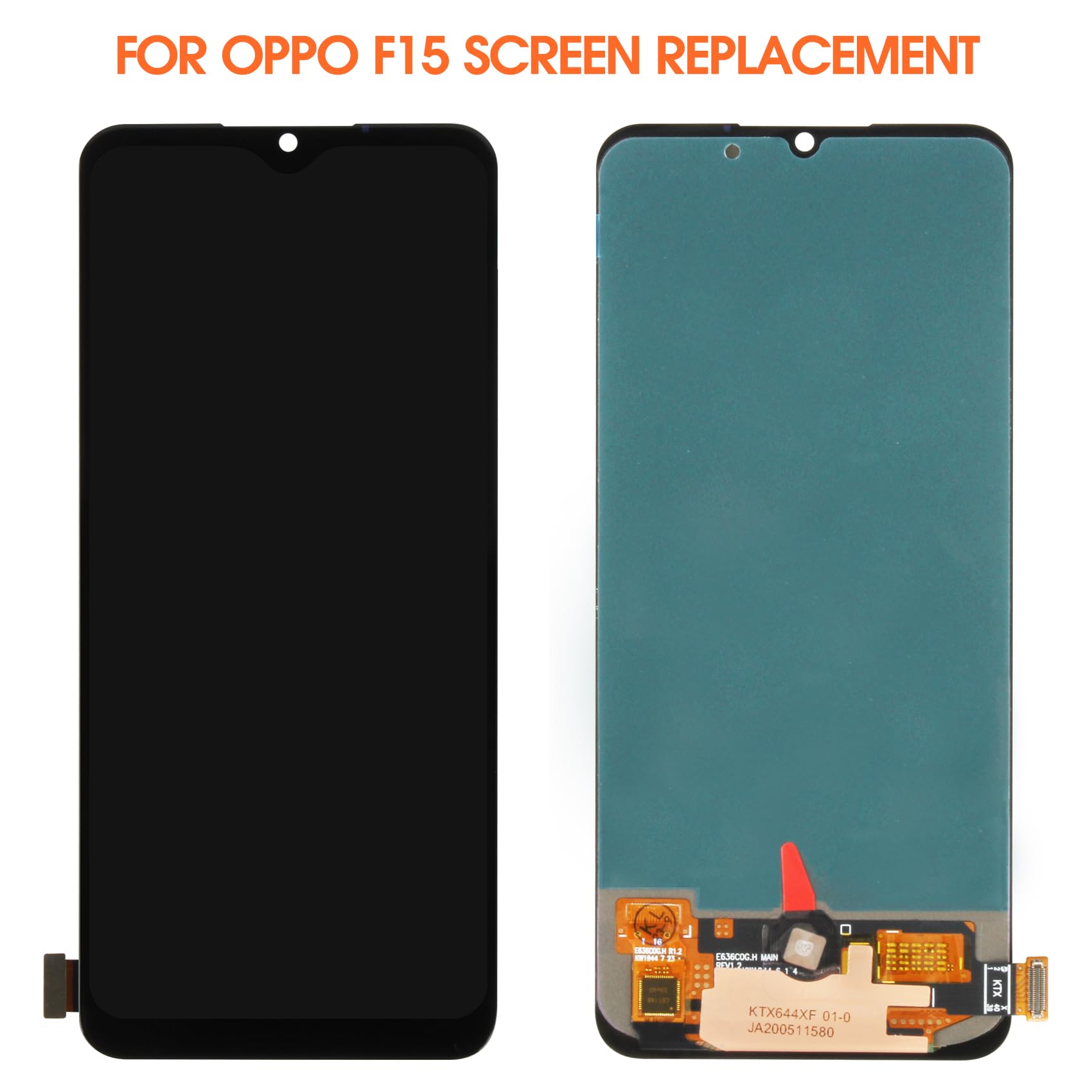 Amazon.com: OLED for Oppo Reno3/F15/A91/F17/K7/Find X2 Lite Screen