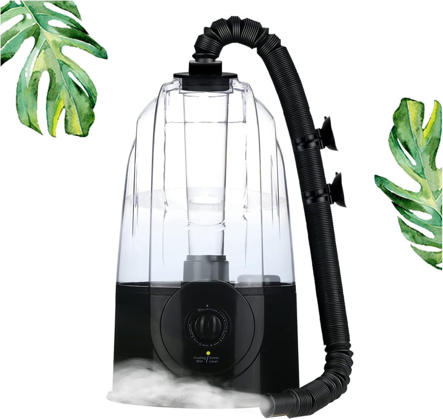Coospider Reptile Fogger Terrariums Humidifier Fog Machine Mister 3L