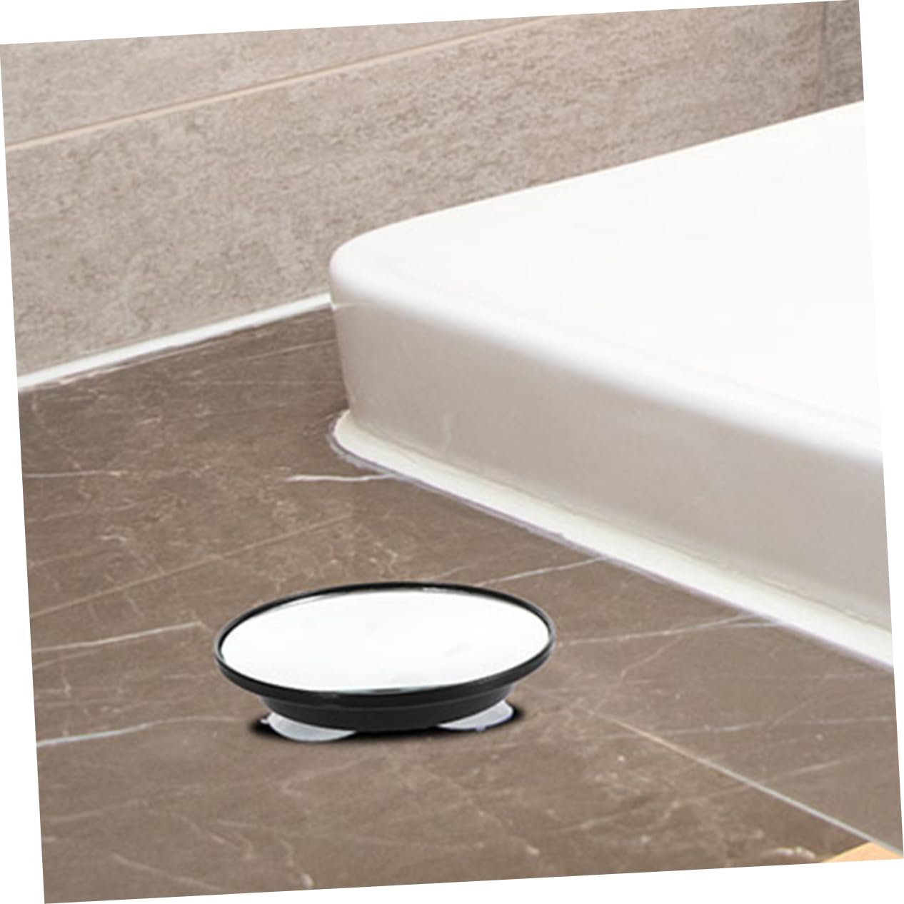 VICASKY 5 espejos de maquillaje para baño, espejo de viaje con luz LED, con ventosa, espejo de aumento, espejo de aumento de 30 aumentos, acrílico