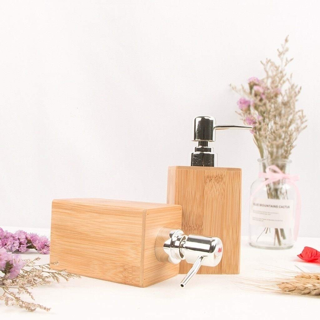 Distributore di Sapone per Bagno, per Uso Domestico, per Hotel, Dispenser di Sapone Manuale, in Acciaio Inossidabile Spazzolato, con Testa della Pompa, Dispense