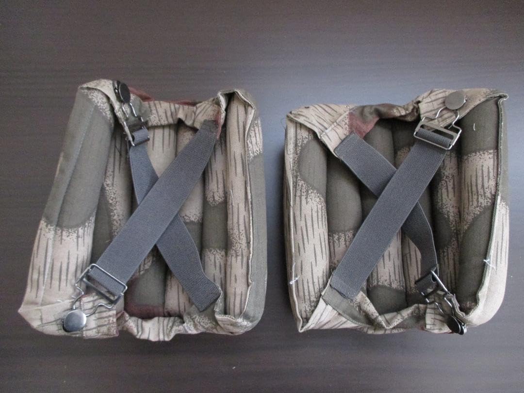 Amazon.co.jp: レプリカ WW2 LW ドイツ軍 ニーパッド 膝あて 降下猟兵