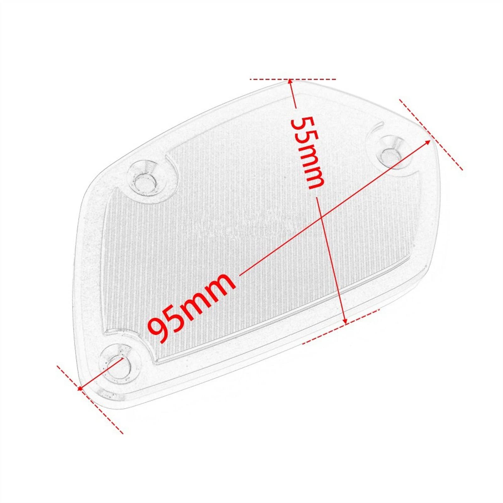 Accessori per serbatoi Per BMW F750GS F 750 GS 2018 2019 2020 2021 Accessori Moto Freno Anteriore Frizione Serbatoio Del Liquido Tappi Di Copertura(Black)