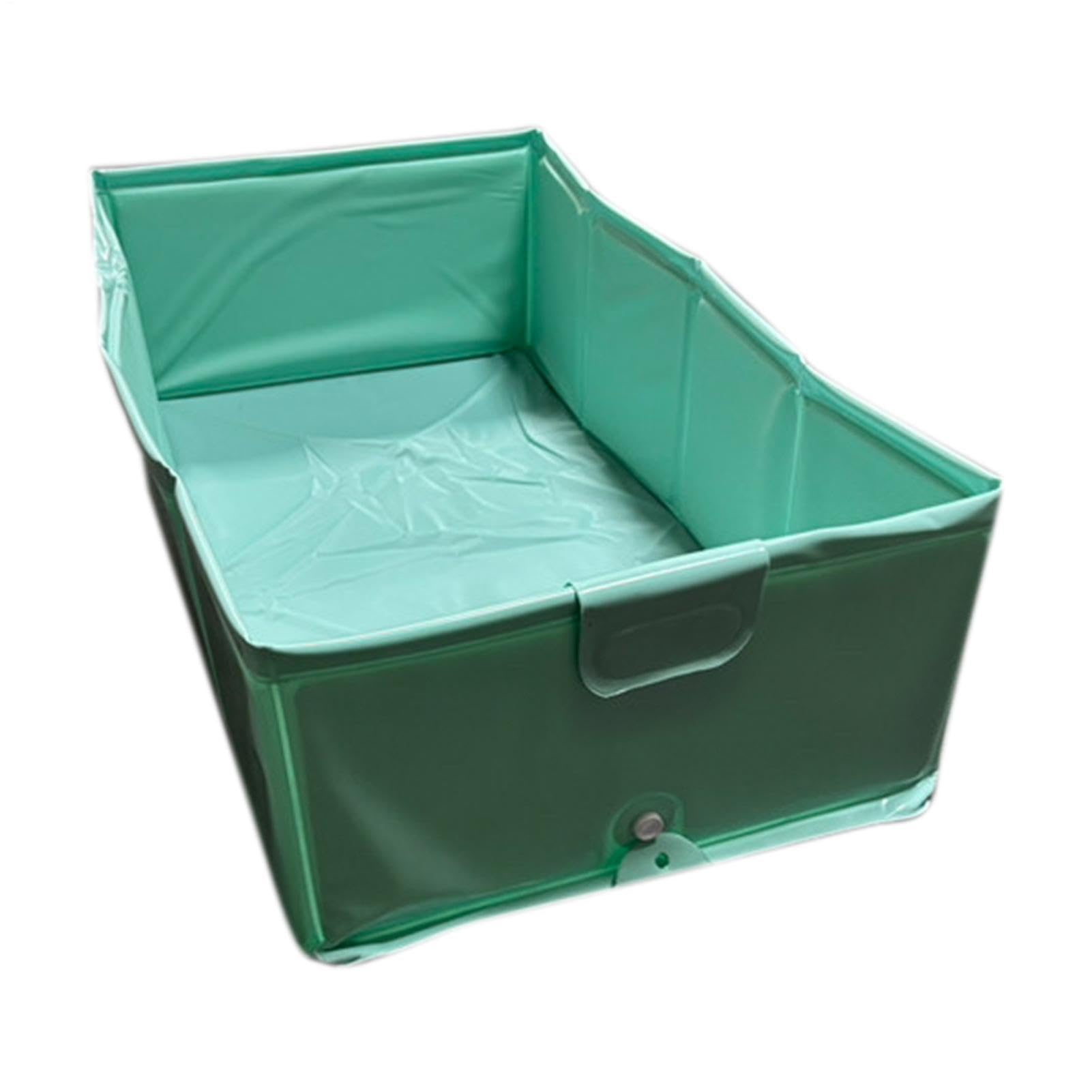 Dog Swimming Pool,Folding Non-Slip Cat Bathtub | 80x40x20cm Dog Tubs for Bathing | for Cat Outdoor Playground Backyard Home Summer