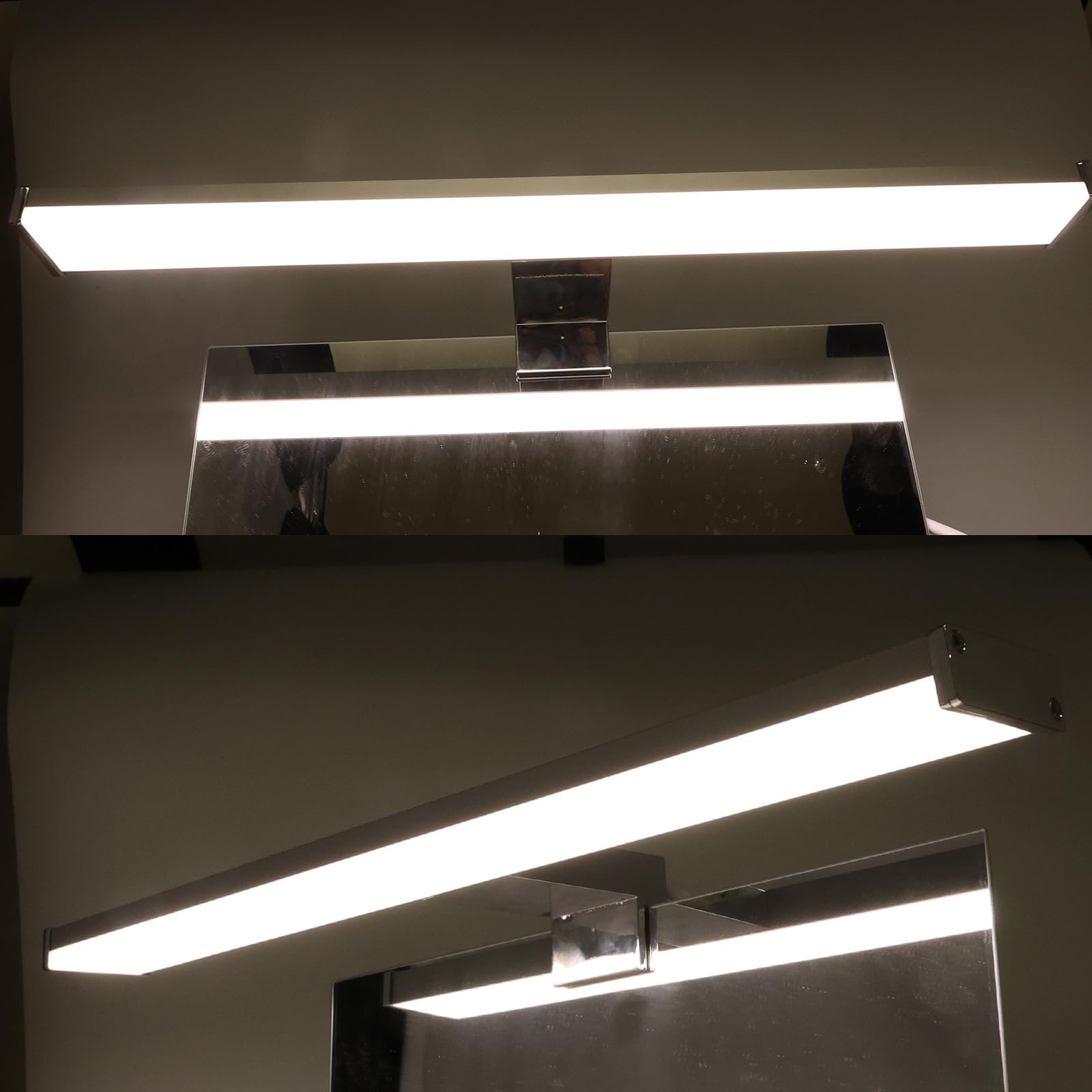 EMKE Verlichte Badkamerspiegel 60x80cm Met Bewegingssensor, LED Badkamerspiegel Met Slimme Sensor Anti Condens Koud Warm Neutraal Licht EMKE Verlichte Badkamerspiegel 60x80cm Met Bewegingssensor, LED Badkamerspiegel Met Slimme Sensor Anti Condens Koud Warm Neutraal Licht