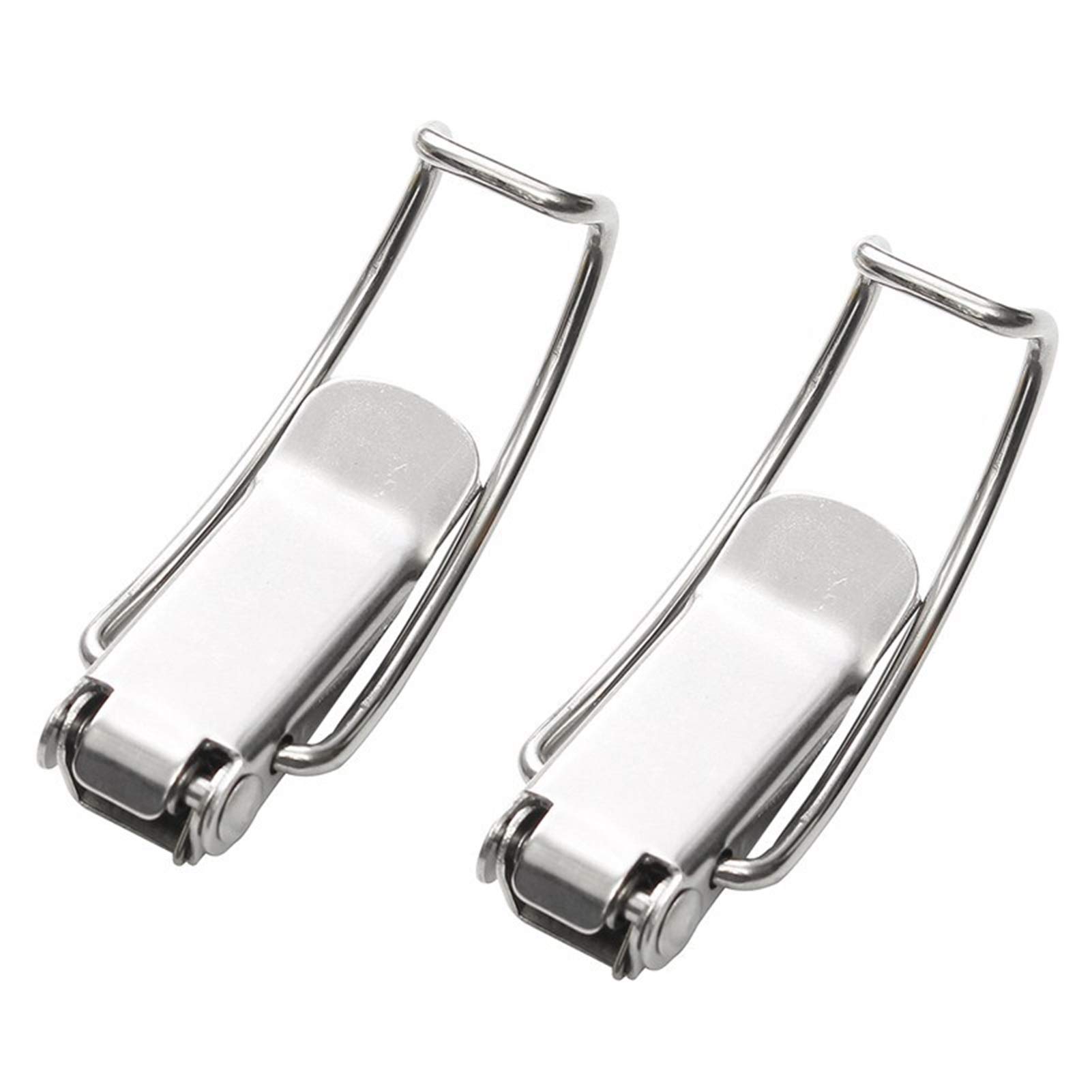 Hasp, chiusura a scatto con chiusura a scatto, chiusura a scatto, chiusura a scatto, for valigia, in acciaio inossidabile, 2 pezzi