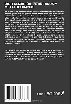 DIGITALIZACION DE BORANOS Y METALOBORANOS (Spanish Edition)