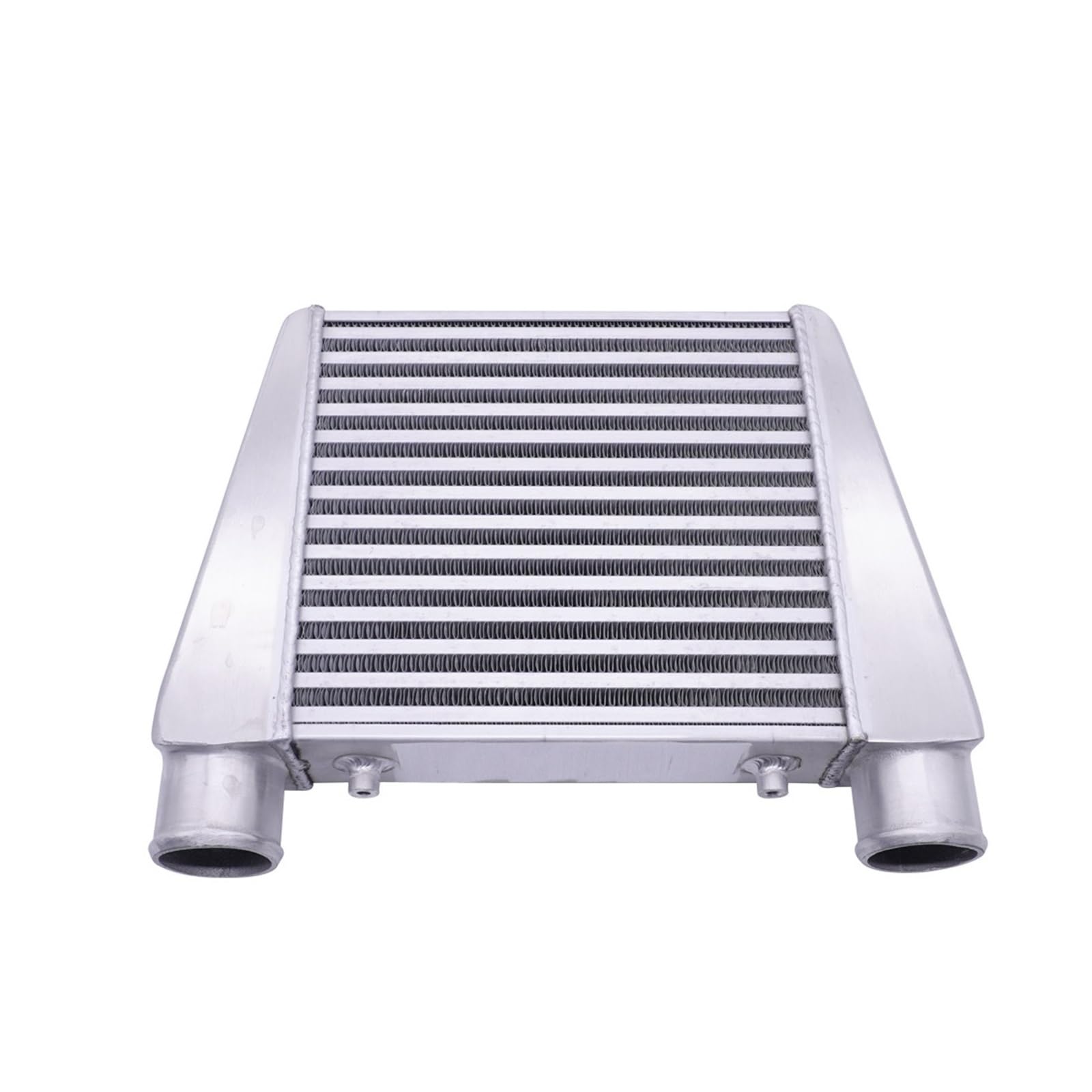Hgddbae One Color Cooled Intercooler Turbo Intercooler Intercooler Universal 280X280x76mm Aluminum Cold Air Intake Radiator 2.5Inch Inlet 63Mm Outlet For Turbo Car