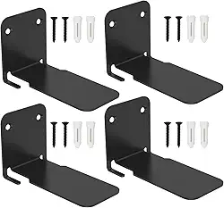 4 prateleiras invisíveis, flutuantes, metálicas, flutuantes, montadas na parede, invisível, prateleira de livros de alta capacidade de carga, prateleira de livros invisível flutuante para