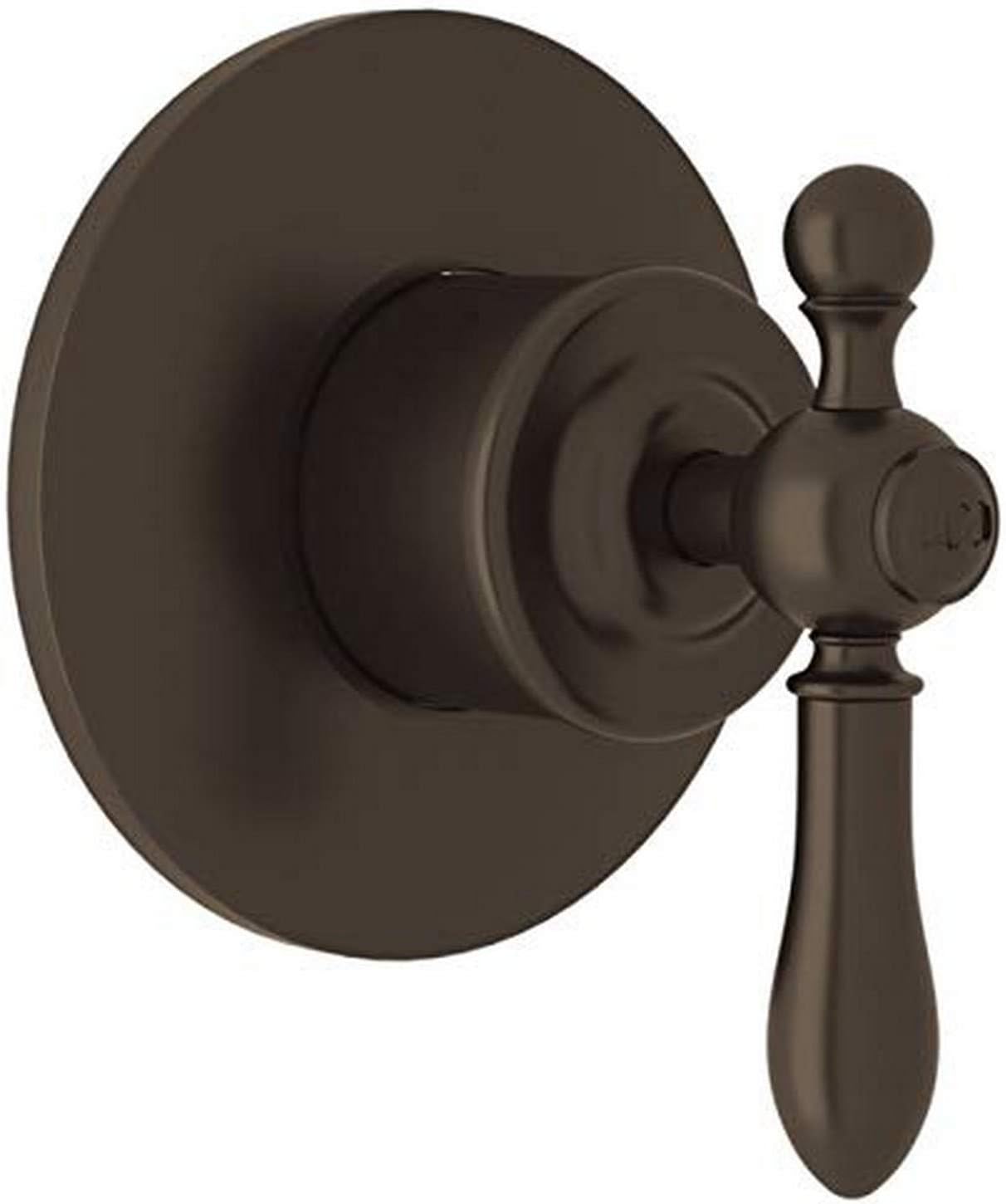 Rohl AC27NLM-TCB/TO Arcana Four Port Three Direction Diverter Trim Only New Style with Classic Metal Lever and Sleeve, Tuscan Brass