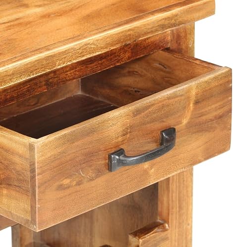 Miniatura 5 de HOMIUSE Estante de vino independiente de 28 x 13 x 35 pulgadas estante de vino para almacenamiento de vinos soporte para botellas de vino mini bar