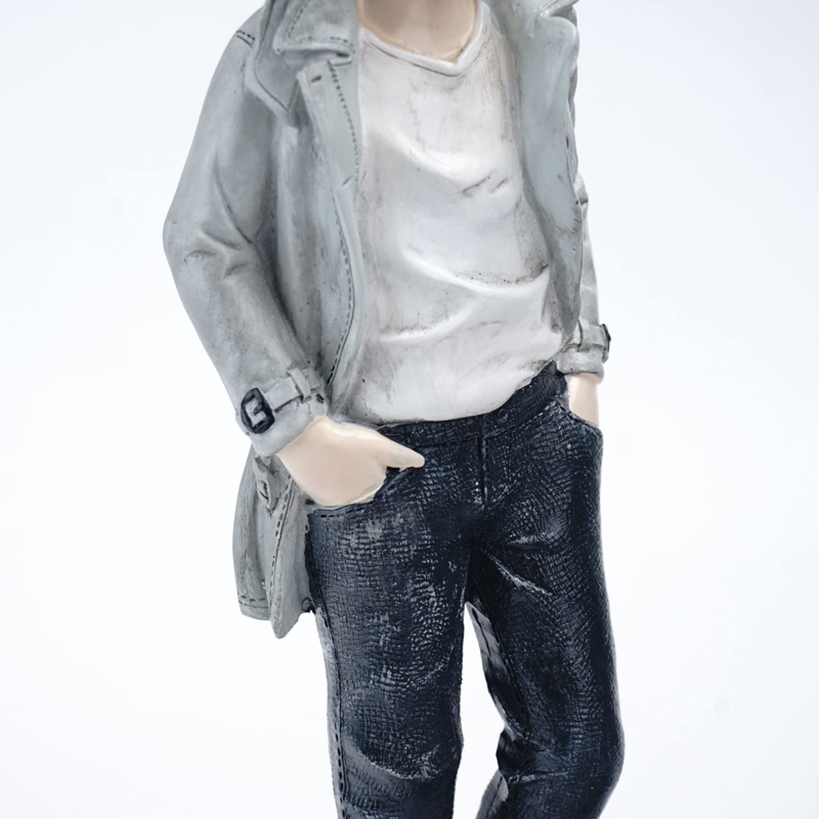 Adornos Estatua De Resina Street Cool Boy Escultura Figuras Niño