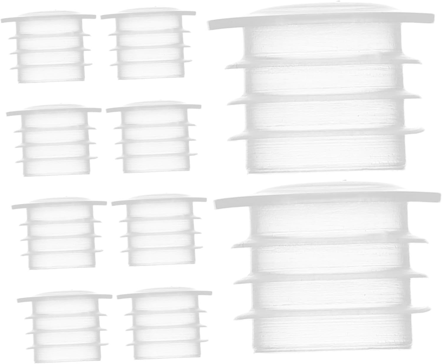 Cabilock 100PCS Clear Plastic Shaker Stoppers with Pull Ring Reusable Bottle Caps Replacement Plug for Wine Bottles Pipes and Pots Transparent Round End Caps for Flavor Protection and Easy