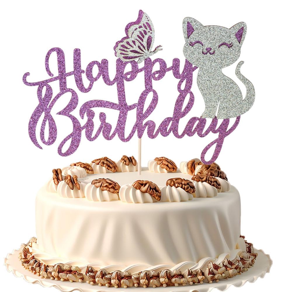 12Pezzi Mini Gatto Decorazioni Per Torte Decorazioni
