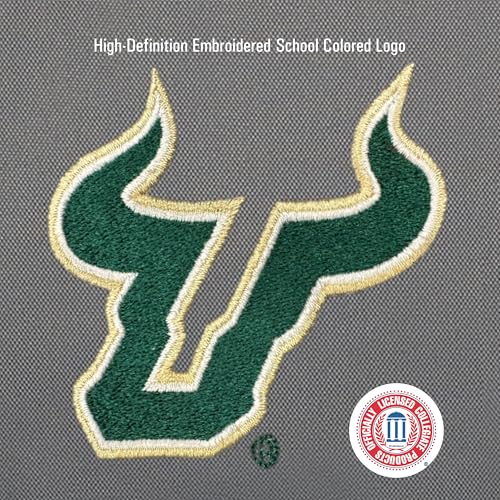 Image of JanSport NCAA Officially Licensed Backpack, USF Bulls, Superbreak Plus with Padded 15'' Laptop Sleeve, Spacious Computer Bag for Men & Women, Durable Daypack with Bottle Pocket, Graphite Grey