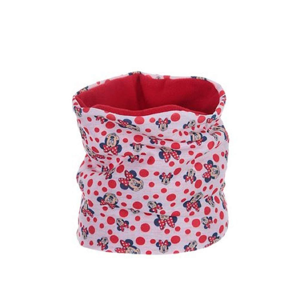 Disney - Braga con forro polar para niña, diseño de Minnie o Frozen rojo Talla única