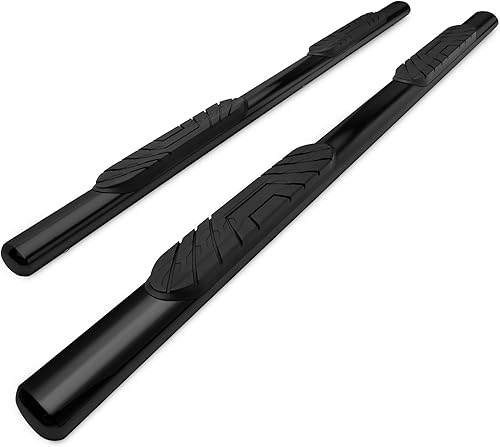 Miniatura 7 de TAC - Estribos laterales negros de 3 pulgadas, compatibles con Toyota Tacoma 2005-2023, barras laterales de cabina de acceso, barras Nerf, rieles de