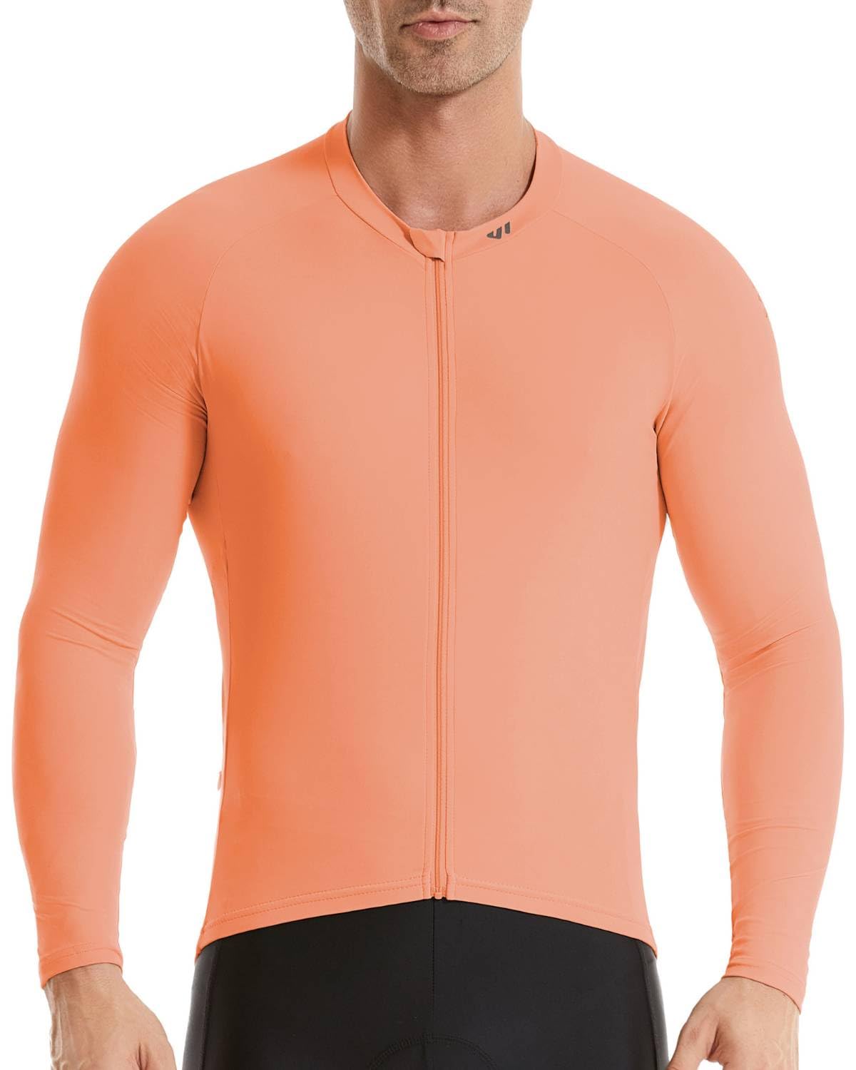 Wulibike Radtrikot Herren Langarm - Rennrad Trikot Herren Reißverschluss mit Taschen, Für Frühling und Herbst geeignet