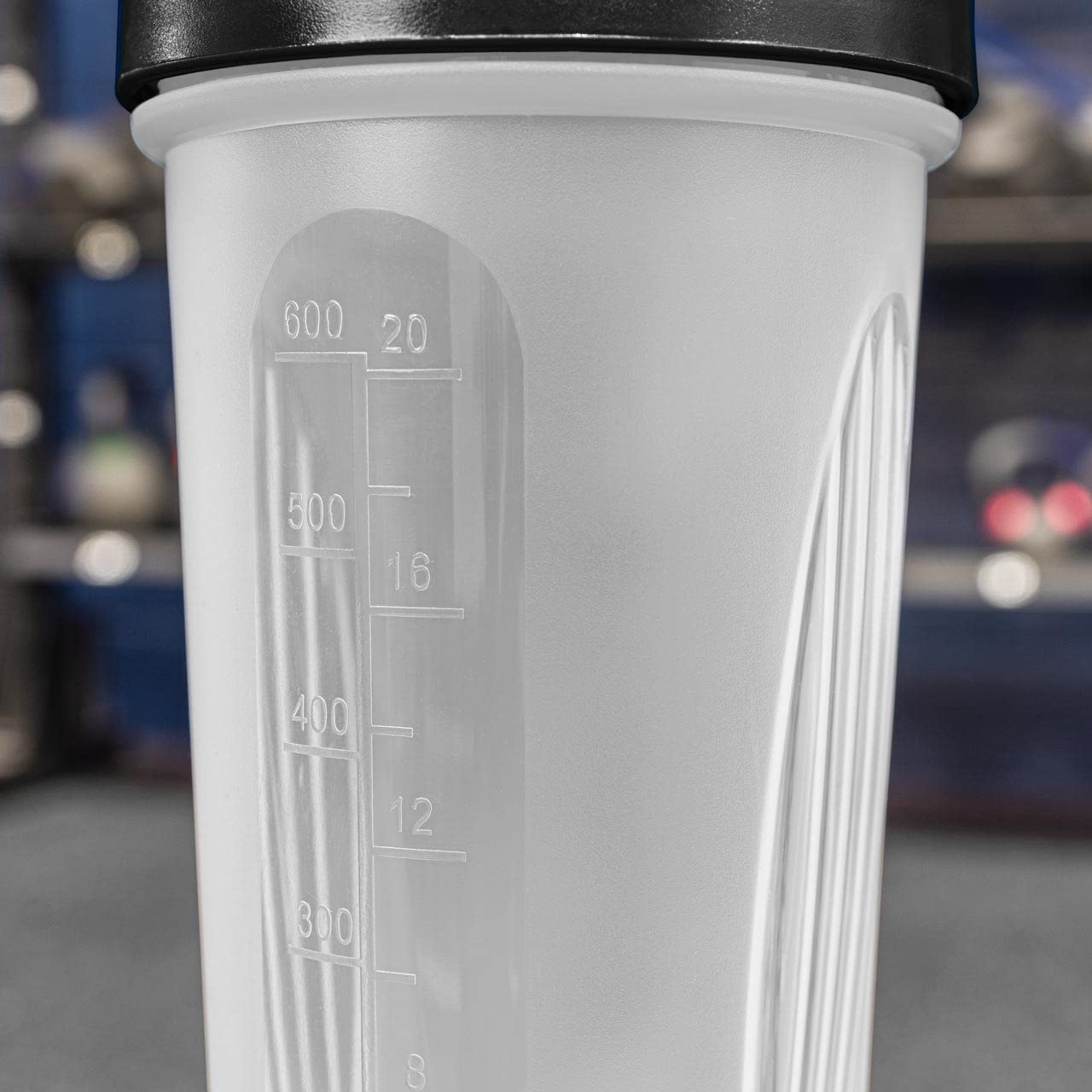 FORZA Bouteille Shaker Protéines 700ml | Gourde Nutrition pour Sports | Bouteille Mixer pour le Gym l'Haltérophilie | Choix de couleurs | Lots de 1, 3, 20 ou 72 en option (Lot de 72, Noir)