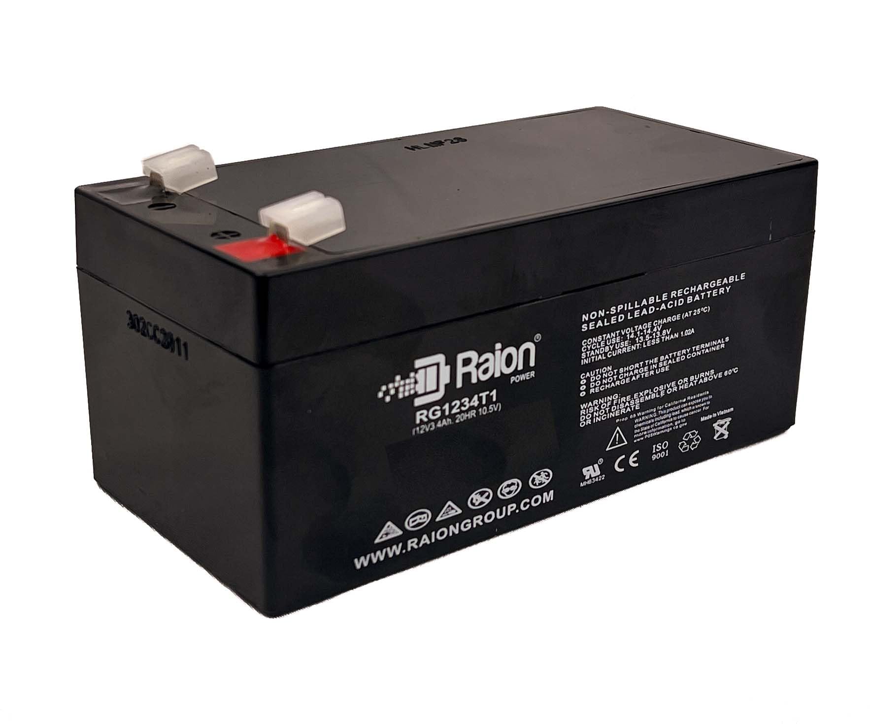Raion Power 12V 3.4Ah Compatible Replacement Battery for CSB GH1234