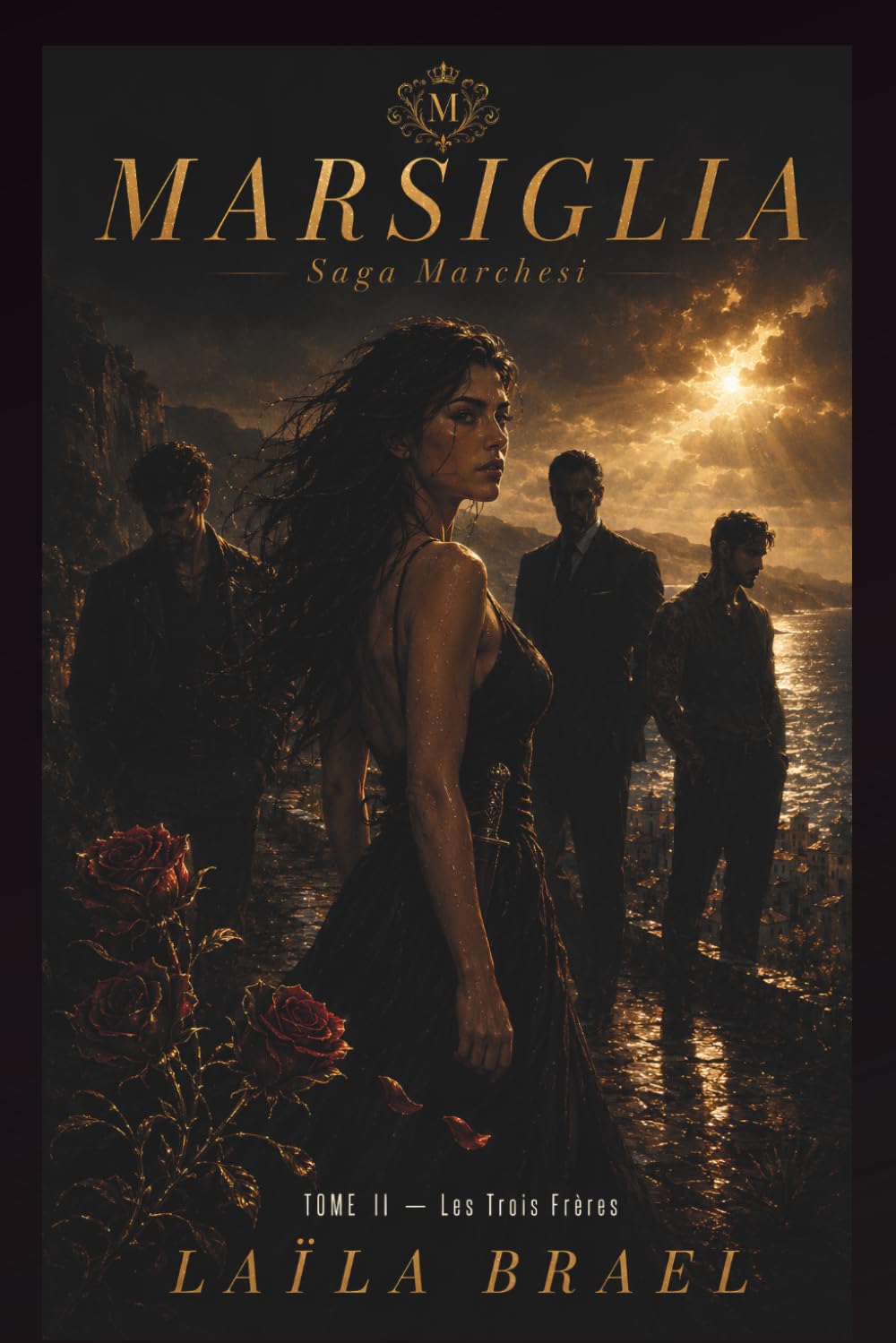 MARSIGLIA - TOME 2: Les Trois Frères: Romance dark mafia harem inversé - Why Choose protectrice BDSM bisexuelle - Saga Marchesi