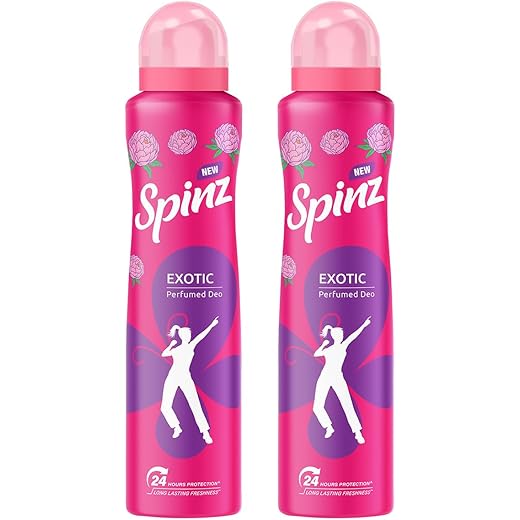 SpinZ Exotic Deo Long Lasting Freshness 200Ml - 2 Pack