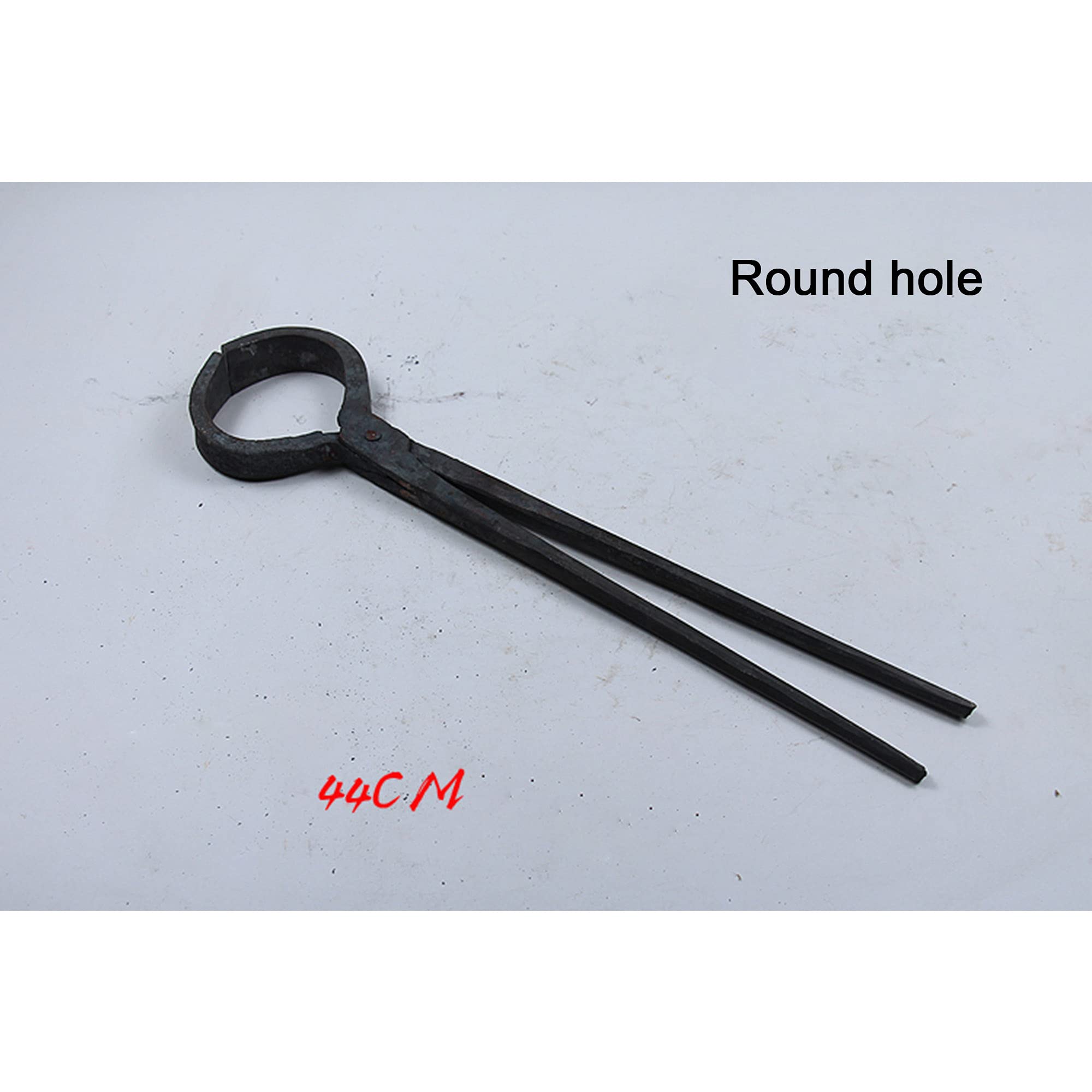 Pinza da fabbro Tenaglia per Fabbri da 440 mm Pinza da fabbro dal naso tondo per strumento incudine Morsa Fucina Pinza da fabbro per Ingegnere Fabbro Forge