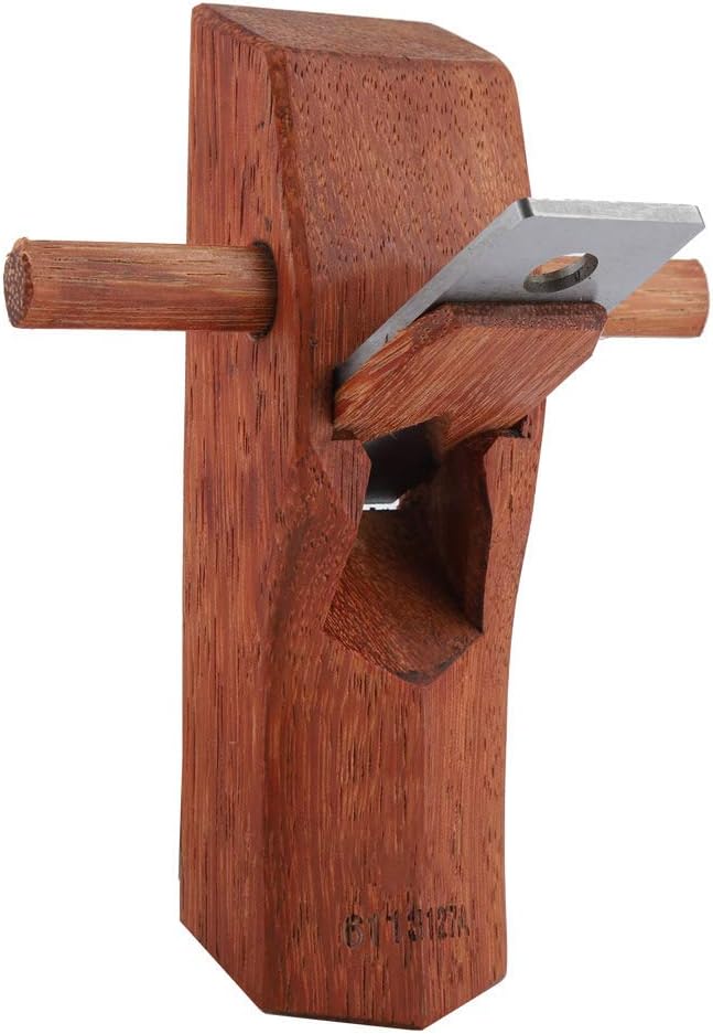 Fafeicy Carpenter Plane Hand Plane Planer Wood and 65 Manganese Steel with Brass Tipped Base Fine Steel Blade for Cutting Polishing Deburring Woodworking Users (127mm)