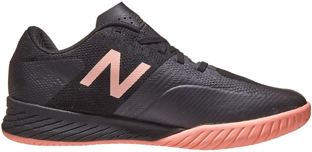 New Balance Women's 896 V3 Hard Court Tennis Shoe 5 Black/Ginger Pink