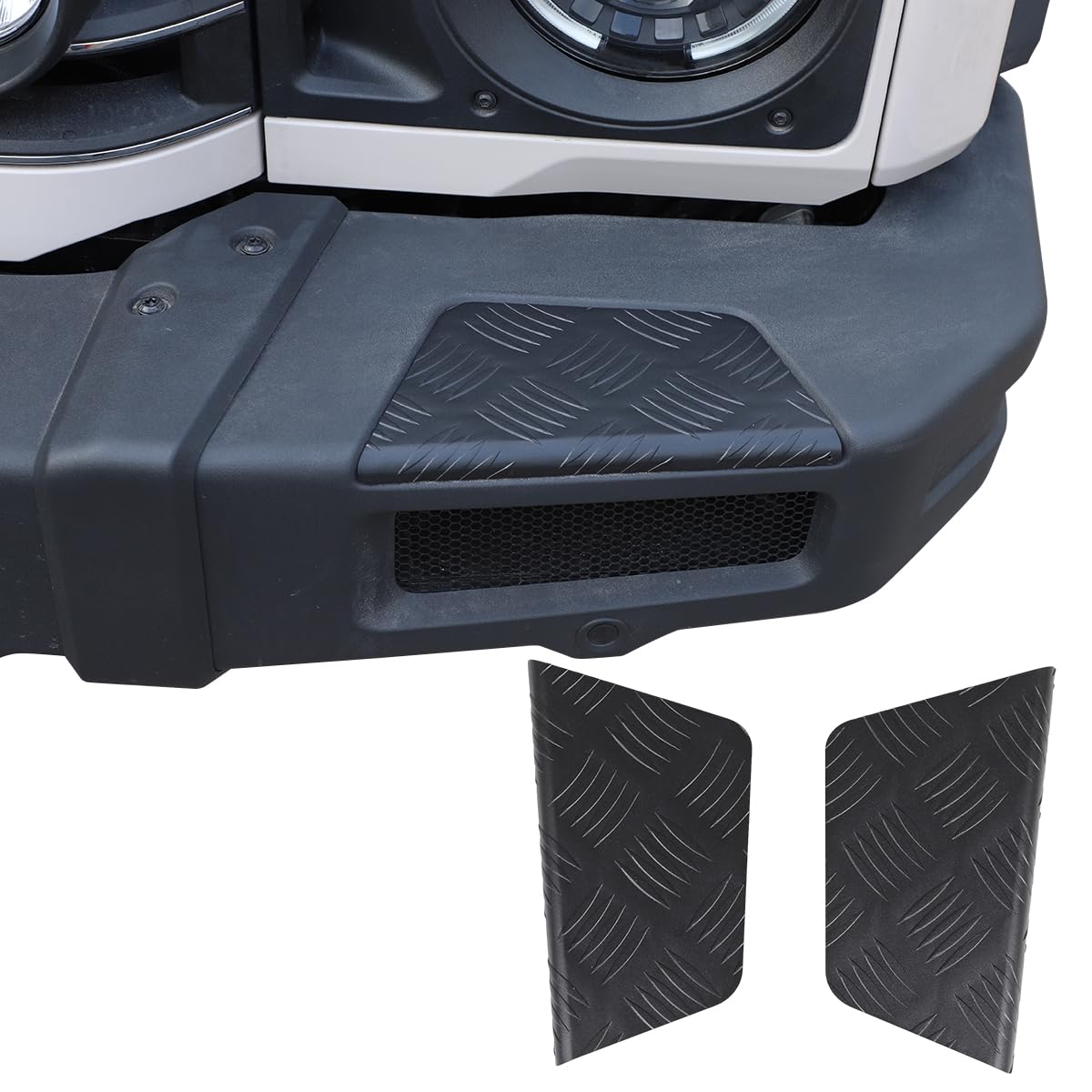 Protección de esquina de coche, inserto de cojín de protección de parachoques delantero compatible con Ineos Grenadier 2020-2024, accesorios de protección anticolisión para ala delantera de carrocería