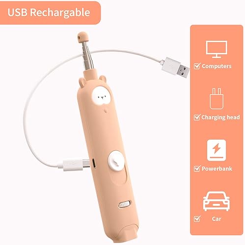 Miniatura 5 de Juguetes láser para gatos, puntero láser 2 en 1, juguetes internativos para gatos de interior, juguete de varita para gatos de 3+5 modos de luz,