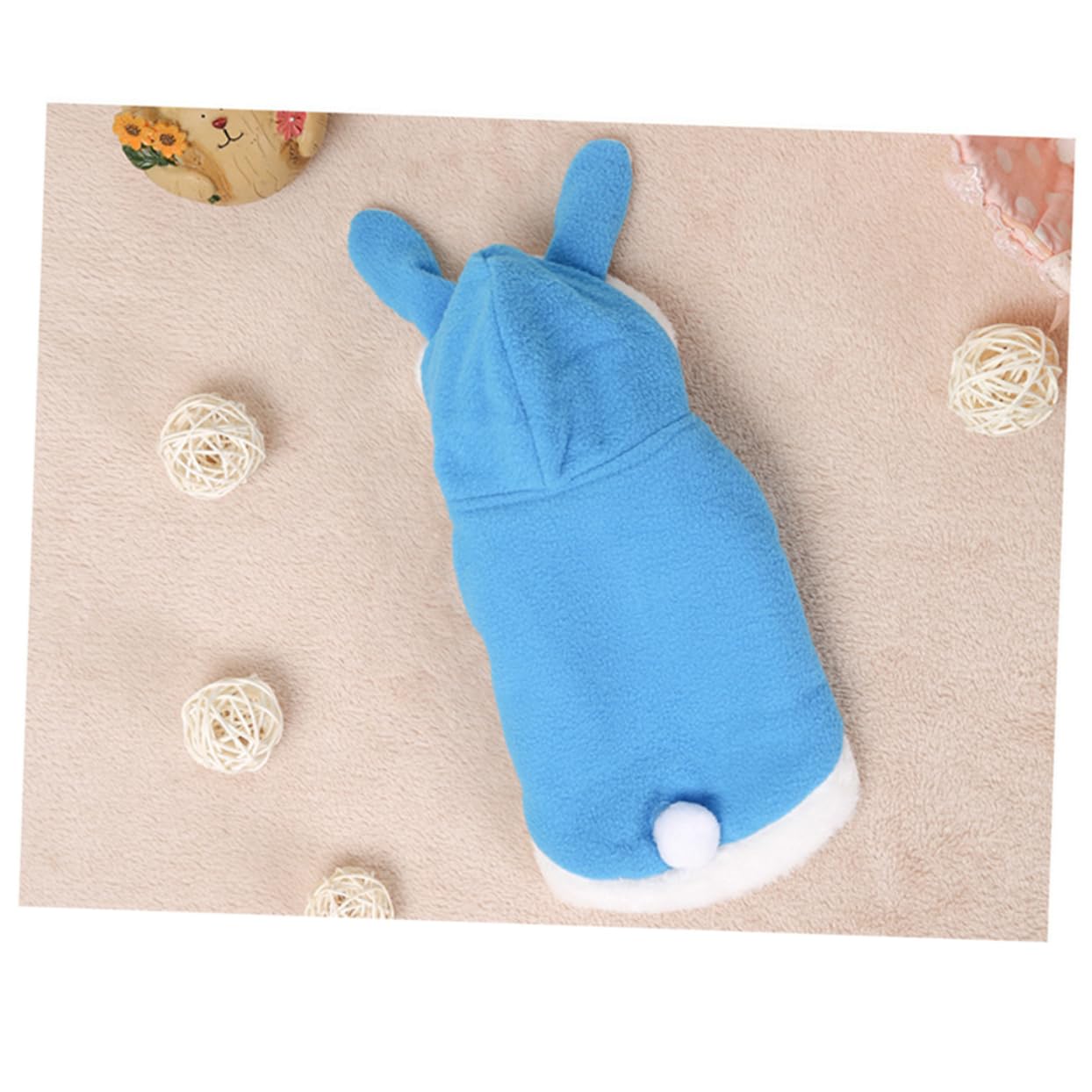 SUPVOX 3 Pz felpe per cani bunny conigli vestiti per cani barile di targhetta per animali domestici vestiti invernali per animali domestici panno per cani Natale capi di abbigliamento