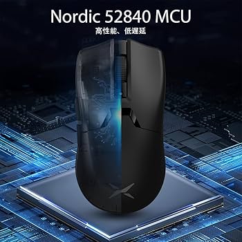 マウス Amazon | DeLUX M800Ultra ゲーミング マウス 無線、55g軽量