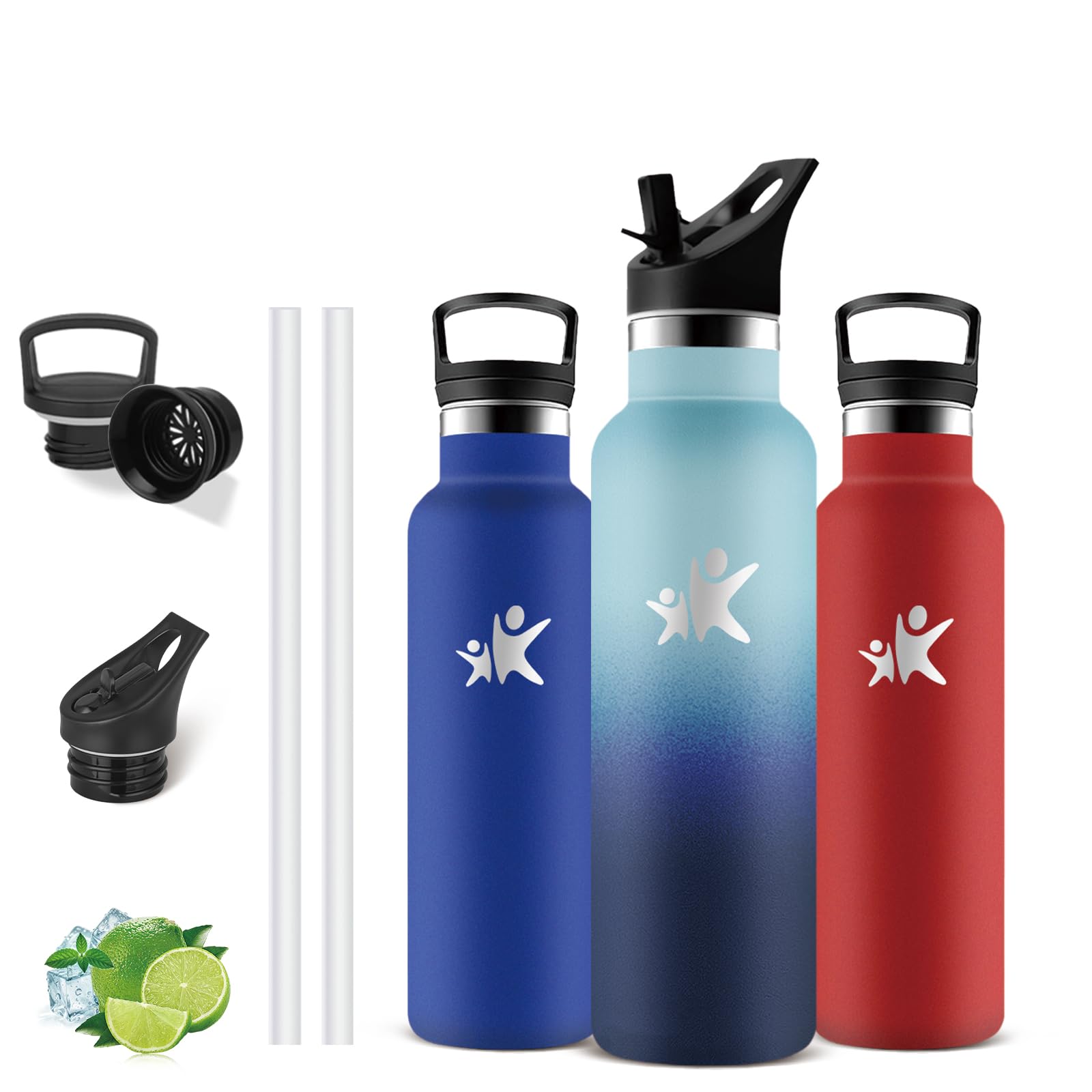 Grsta Stainless Steel Water Bottle, Thermos Flask, 500 ml, Thermos Flask,