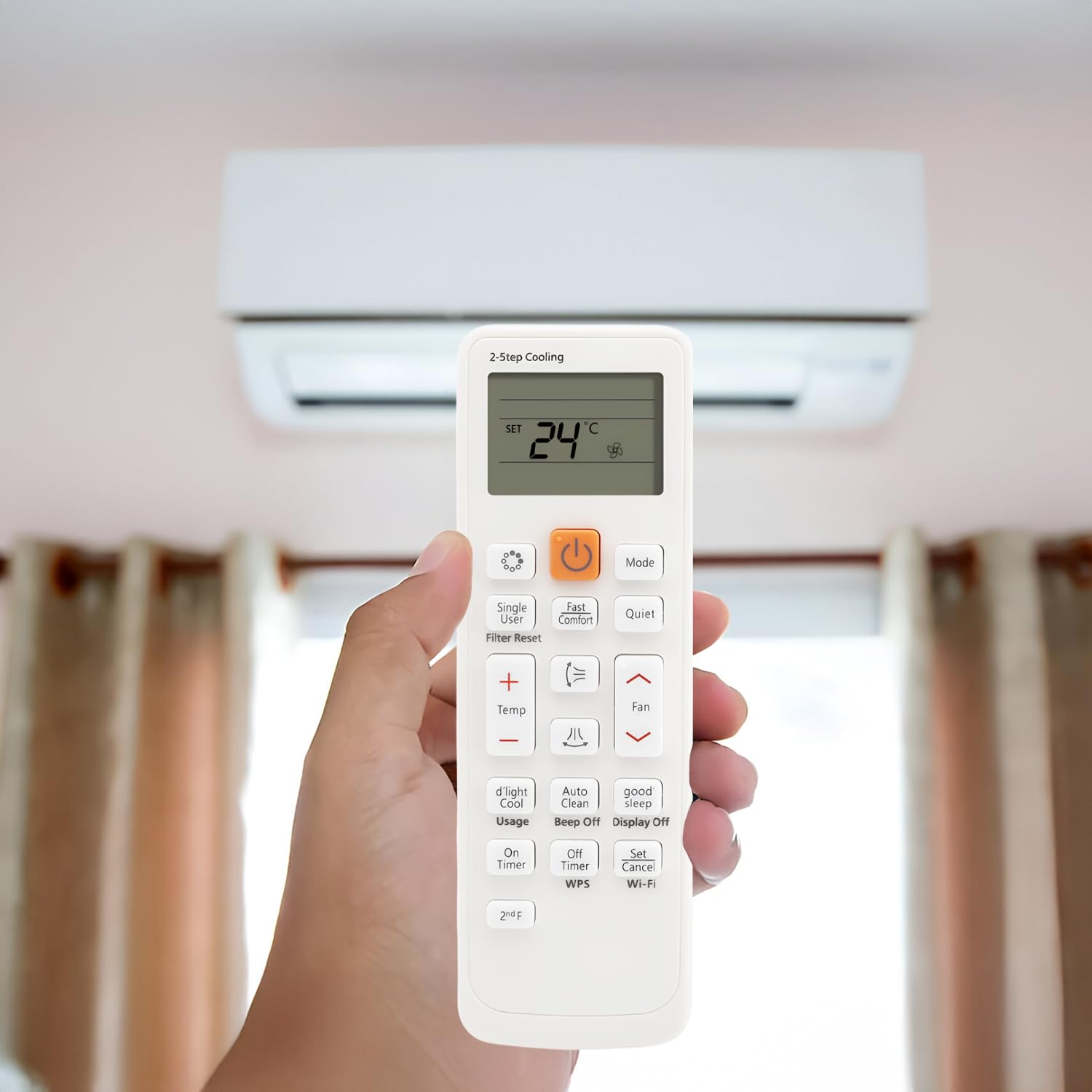 HICLE AC Remote Control for Samsung Air Conditioners | Compatible with Samsung Split & Window AC Models - No Setup Required 1