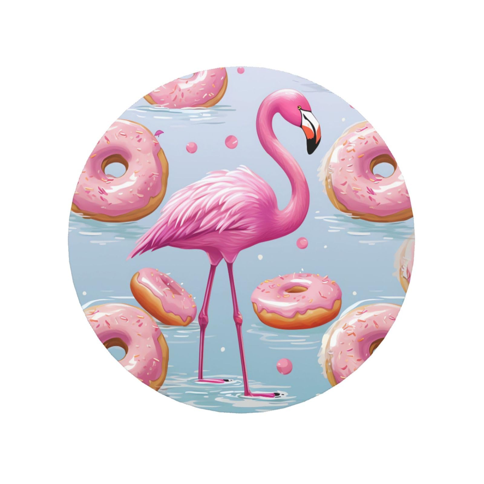 Flamingo and Donuts Fridge Magnets Cute Strong Refrigerator Magnets Fun Magnet for Locker Office Whiteboard Decor, Door Magnets Decorative Magnetic Stickers for Home Decor