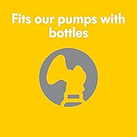 Vista 4 de Botellas de colección y almacenamiento de leche materna por Medela, 8 oz, Transparente